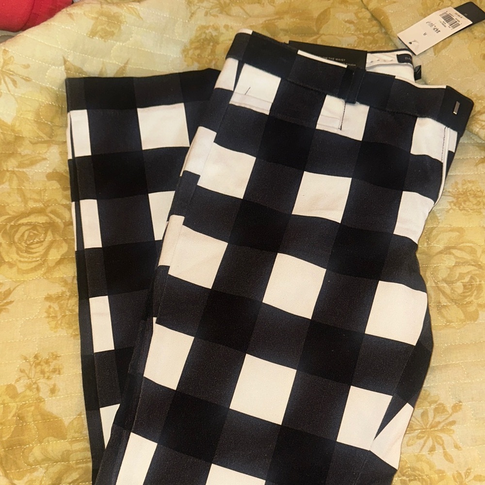 Banana Republic Monochrome Patterned Trousers